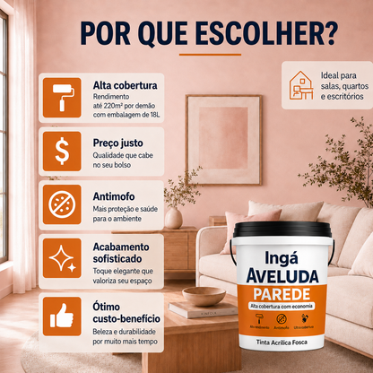Tinta Aveludada Ingáveluda 16L