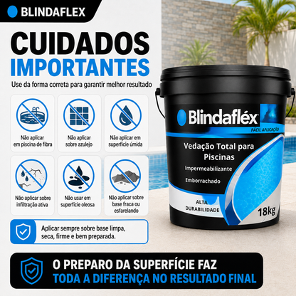 Tinta para Piscina Blindaflex 3,6kg 18kg e 45kg