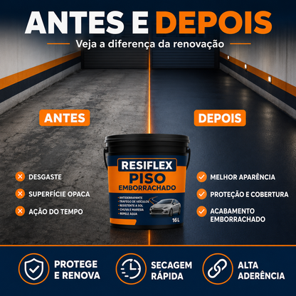 Resiflex Emborrachada Piso 3,6L e 16L