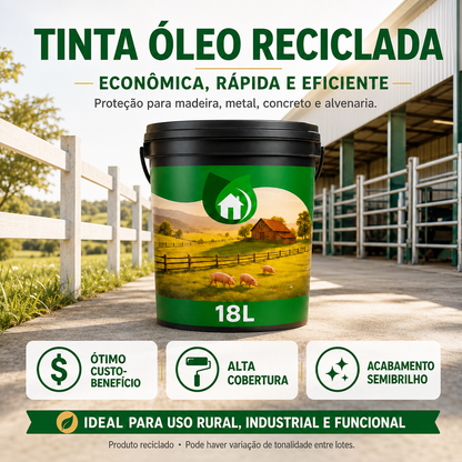 Tinta Óleo Reciclada 5L 18L e 45L