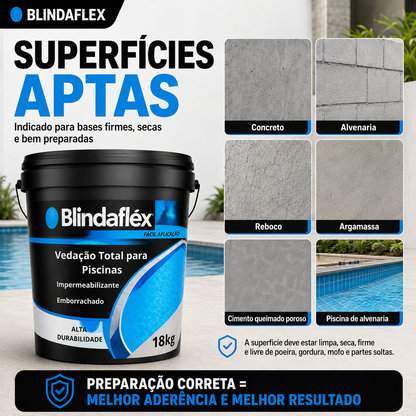 Tinta para Piscina Blindaflex 3,6kg 18kg e 45kg