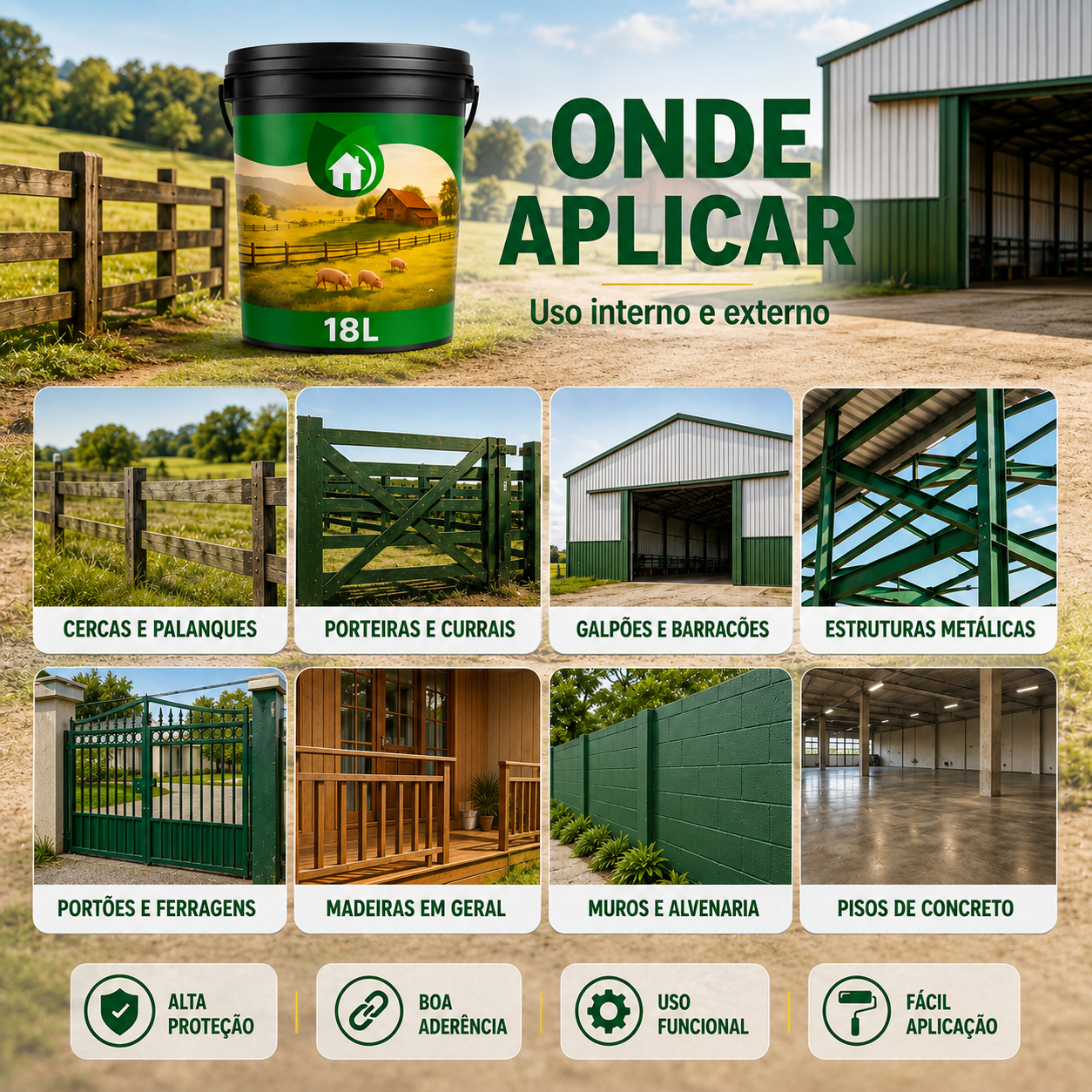 Tinta Óleo Reciclada 5L 18L e 45L