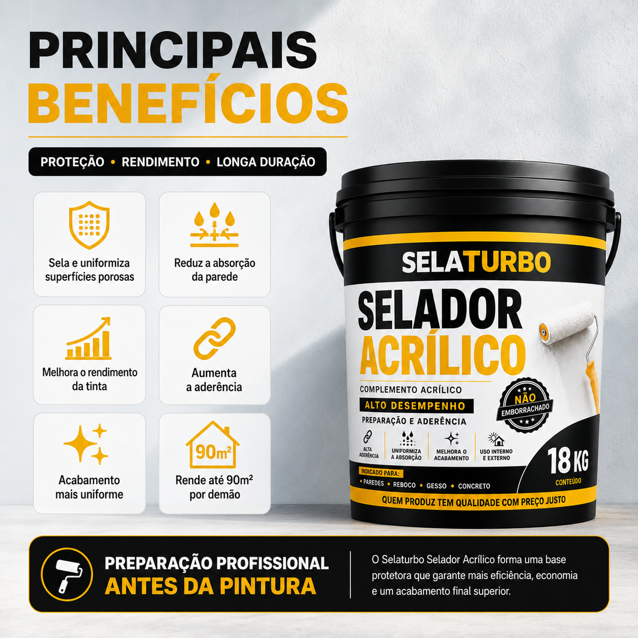 Selador Acrílico 18kg