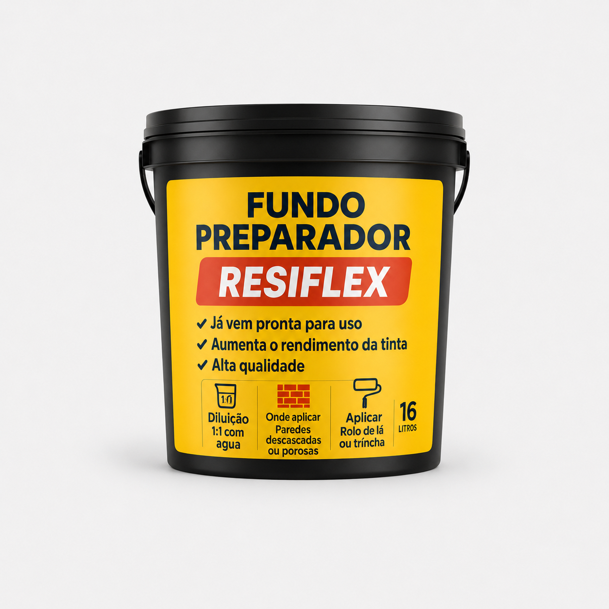 Fundo Preparador Resiflex 3,6L e 16L