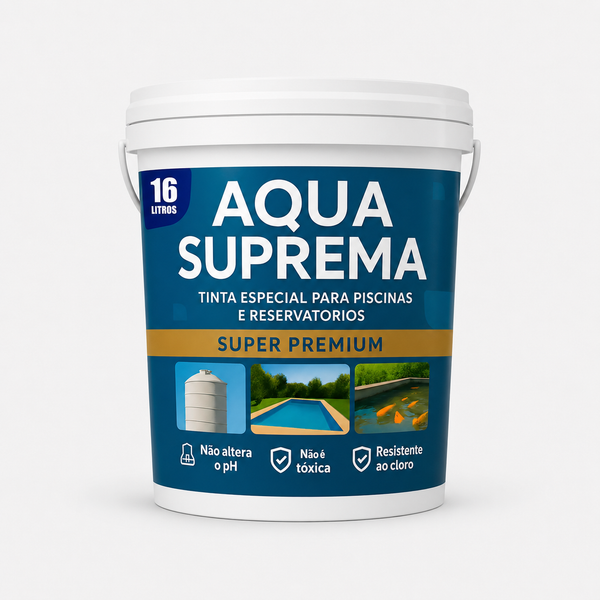 Tinta para Piscinas e Tanques Aqua Suprema 3,6L e 16L