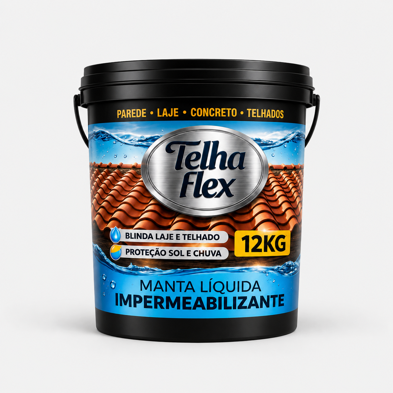Manta Liquida Telhaflex 3,6kg 12kg 18kg e 45kg
