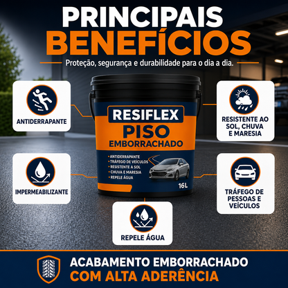 Resiflex Emborrachada Piso 3,6L e 16L