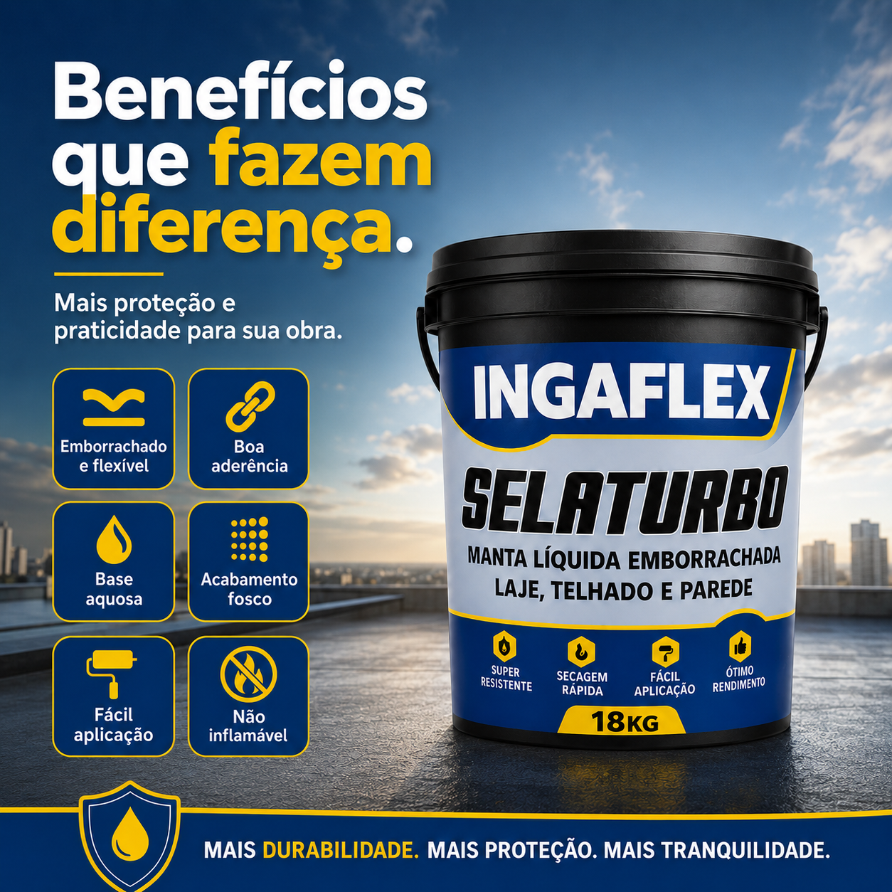 Manta Liquida Selaturbo 3,6kg 12kg 18kg e 45kg