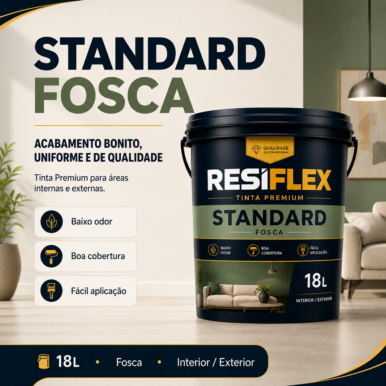 Tinta Premium Standard 18L