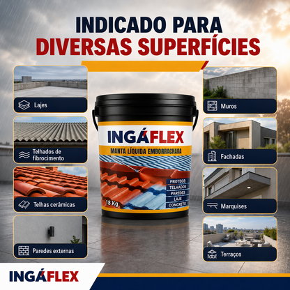 Manta Liquida Ingáflex 3,6kg 12kg 18kg e 45kg