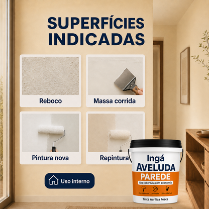 Tinta Aveludada Ingáveluda 16L