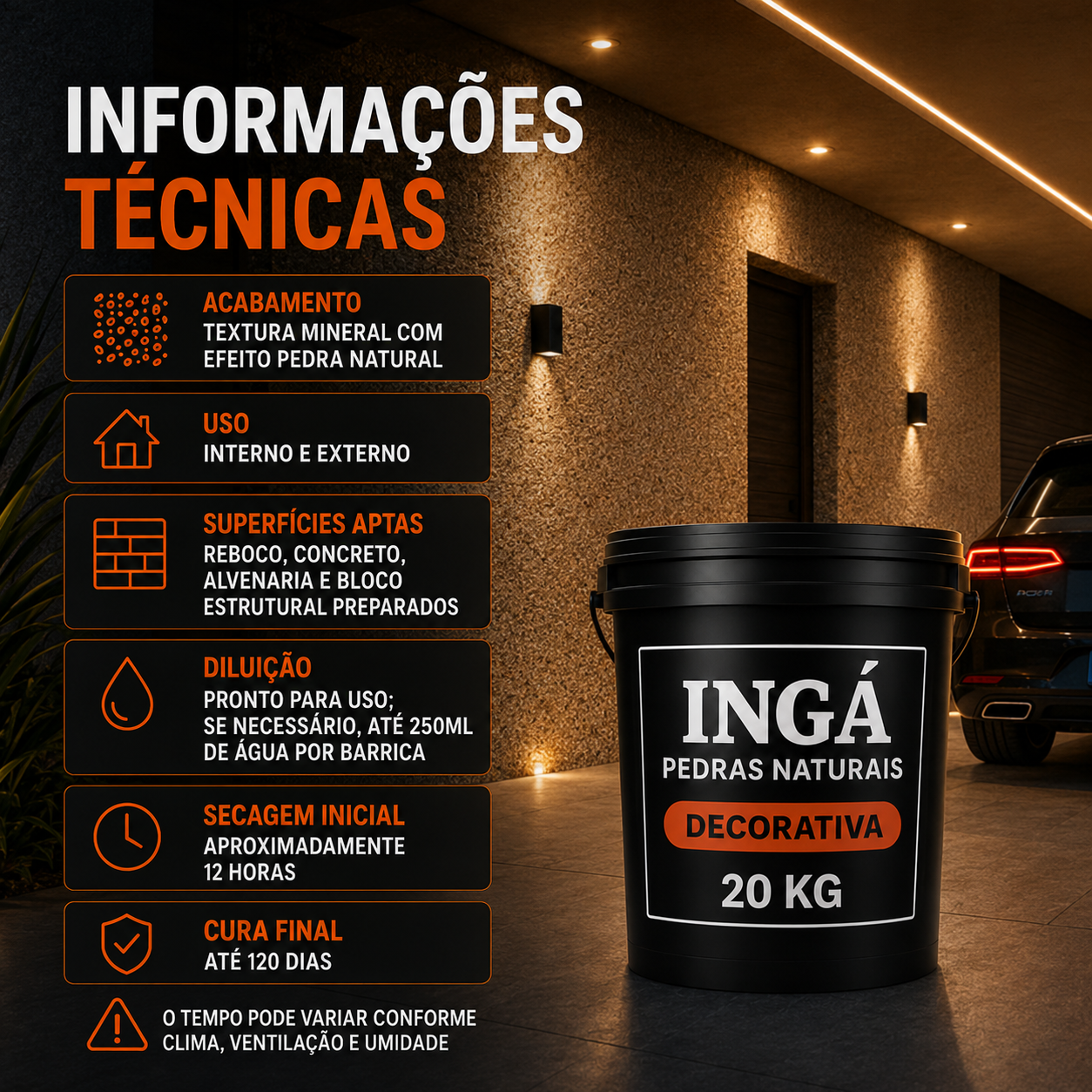 Ingá Pedras Naturais 5kg e 20kg