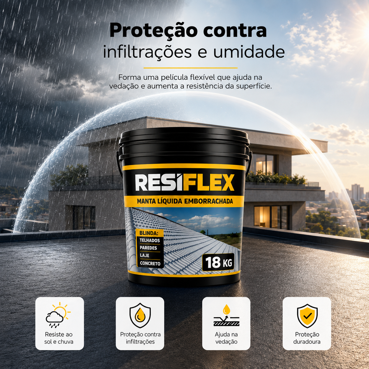 Manta Liquida Resiflex 3,6kg 12kg 18kg e 45kg