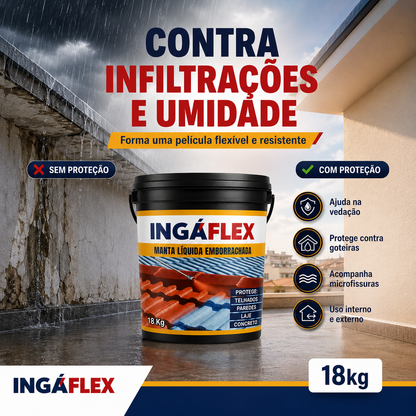 Manta Liquida Ingáflex 3,6kg 12kg 18kg e 45kg