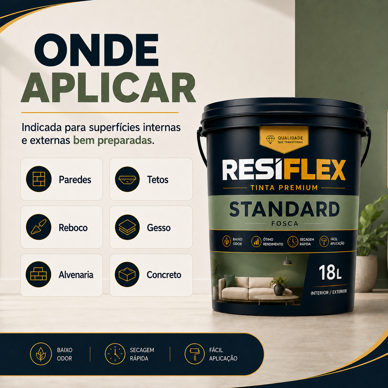 Tinta Premium Standard 18L
