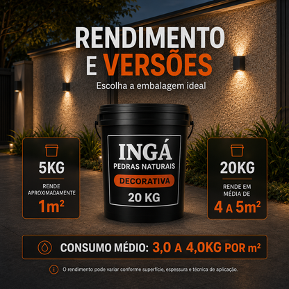 Ingá Pedras Naturais 5kg e 20kg