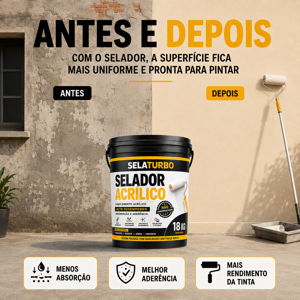 Selador Acrílico 18kg