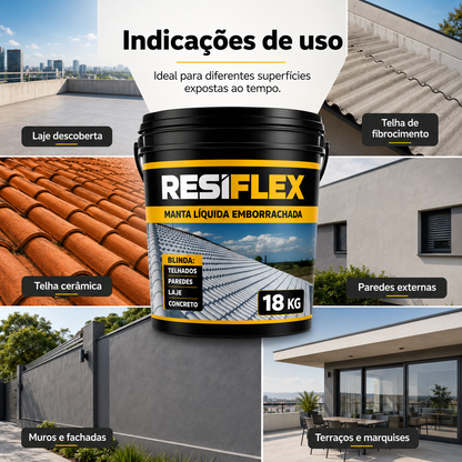 Manta Liquida Resiflex 3,6kg 12kg 18kg e 45kg