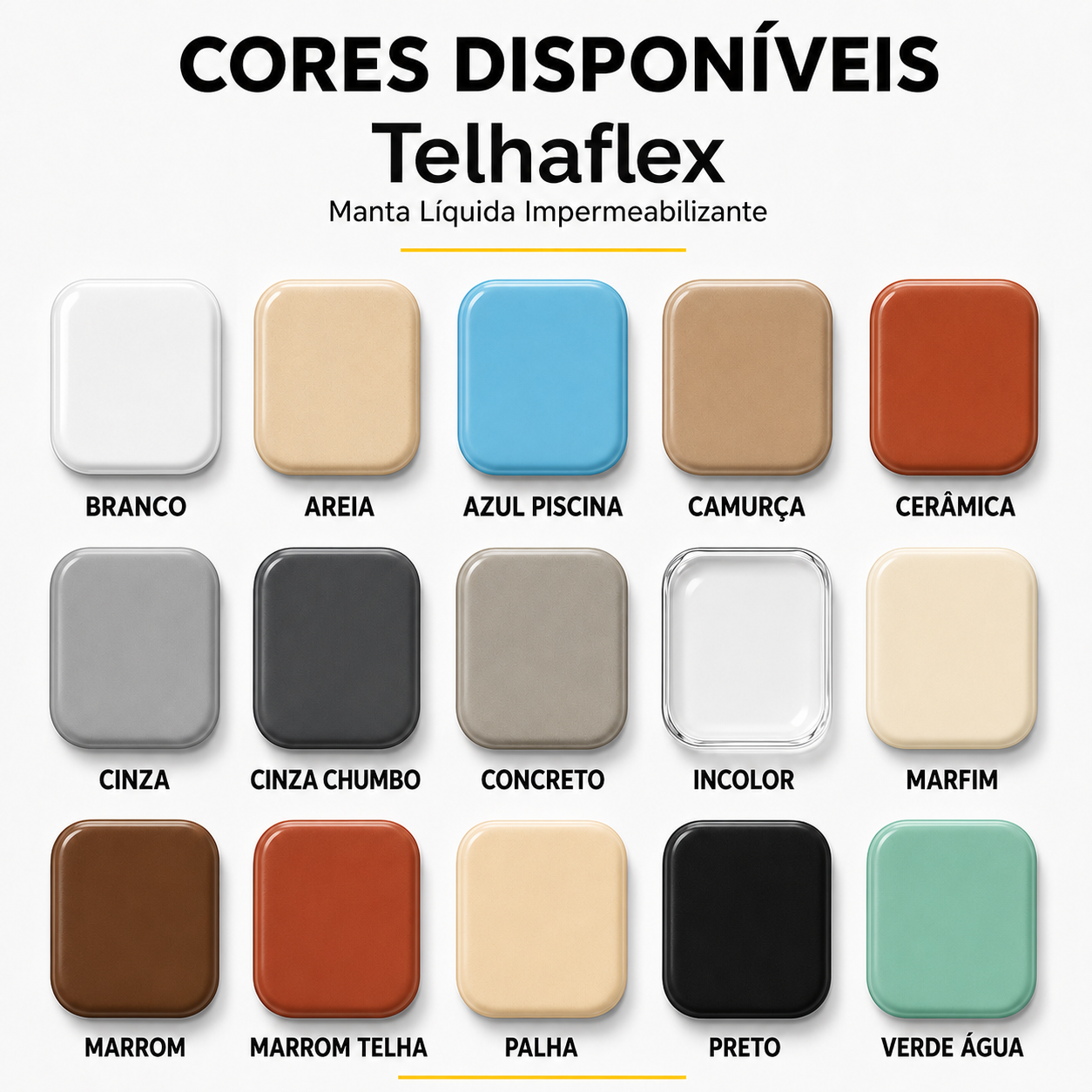 Manta Liquida Telhaflex 3,6kg 12kg 18kg e 45kg