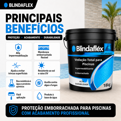 Tinta para Piscina Blindaflex 3,6kg 18kg e 45kg