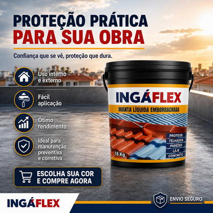 Manta Liquida Ingáflex 3,6kg 12kg 18kg e 45kg