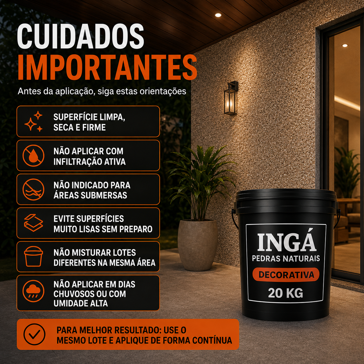 Ingá Pedras Naturais 5kg e 20kg