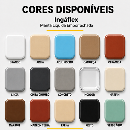 Manta Liquida Ingáflex 3,6kg 12kg 18kg e 45kg