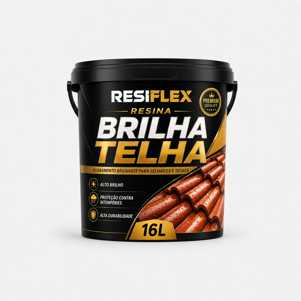Tinta para Telhados Resiflex Brilha Telha 900ml 3,6L e 16L