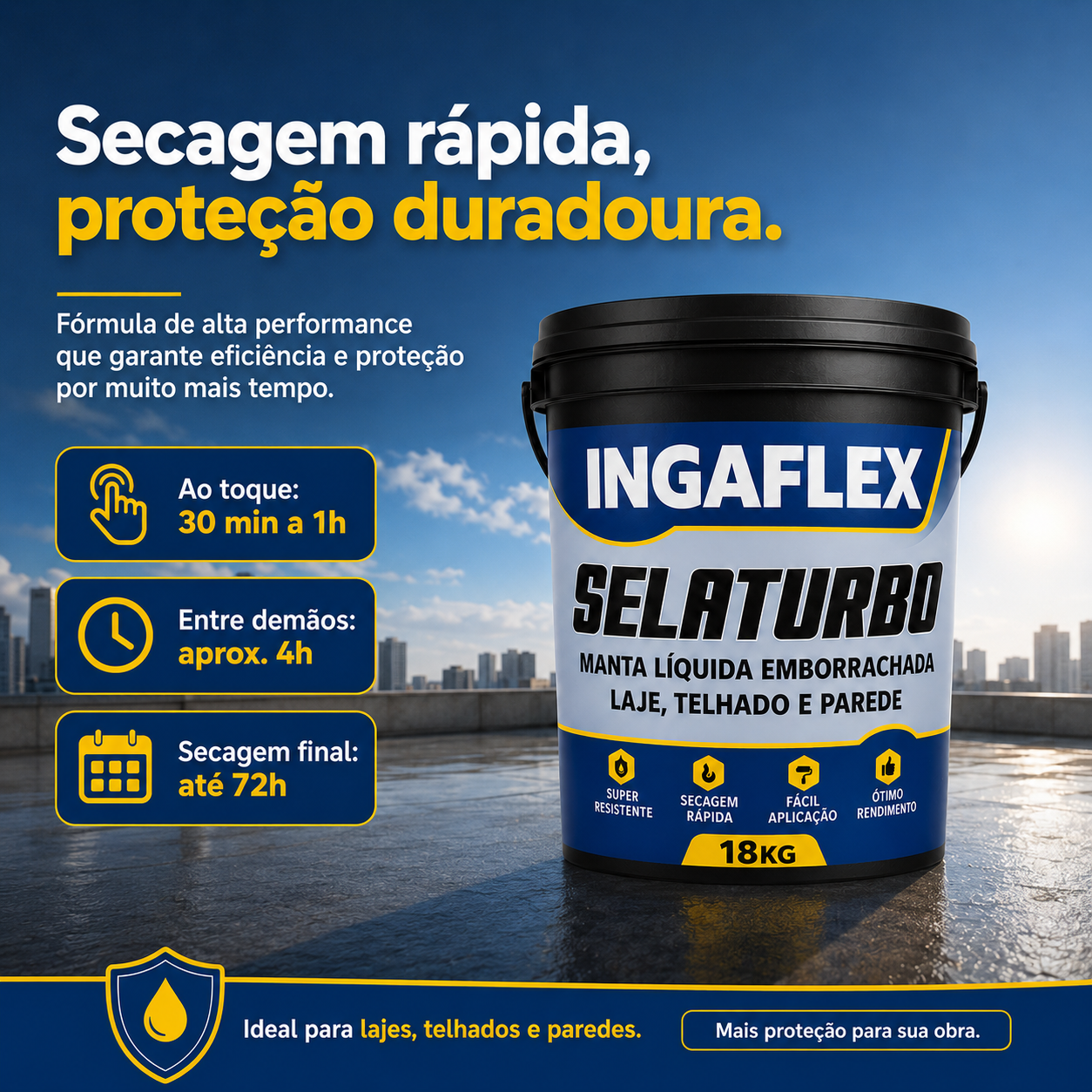 Manta Liquida Selaturbo 3,6kg 12kg 18kg e 45kg