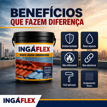 Manta Liquida Ingáflex 3,6kg 12kg 18kg e 45kg
